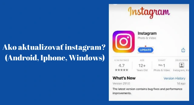 ako aktualizovať instagram