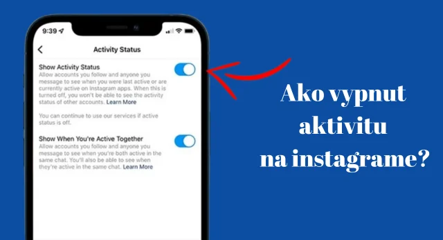 ako vypnut aktivitu na instagrame