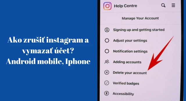 ako zrušiť instagram a vymazať účet